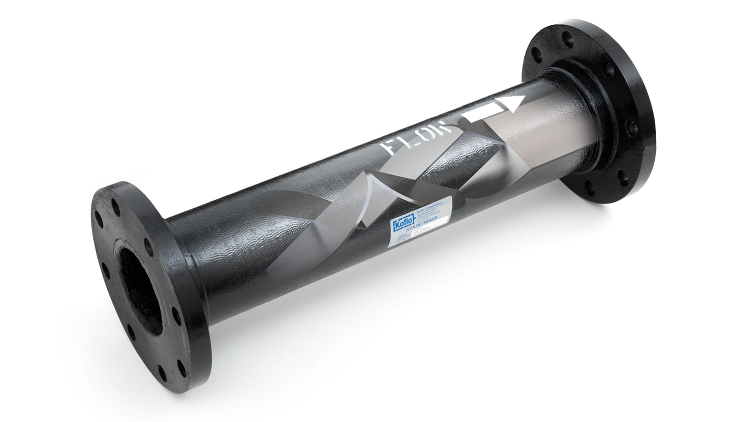 Ductile Iron Static Mixer Custom Static Mixers Koflo Corporation