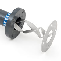 Removable elements for fiberglass static mixer