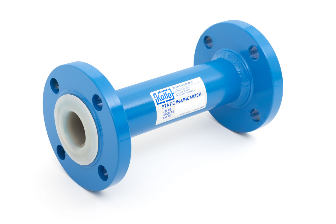Kynar® PVDF-lined Static Mixer
