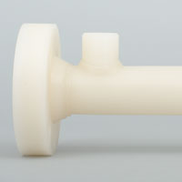 Solid Kynar mixer with FNPT threaded port