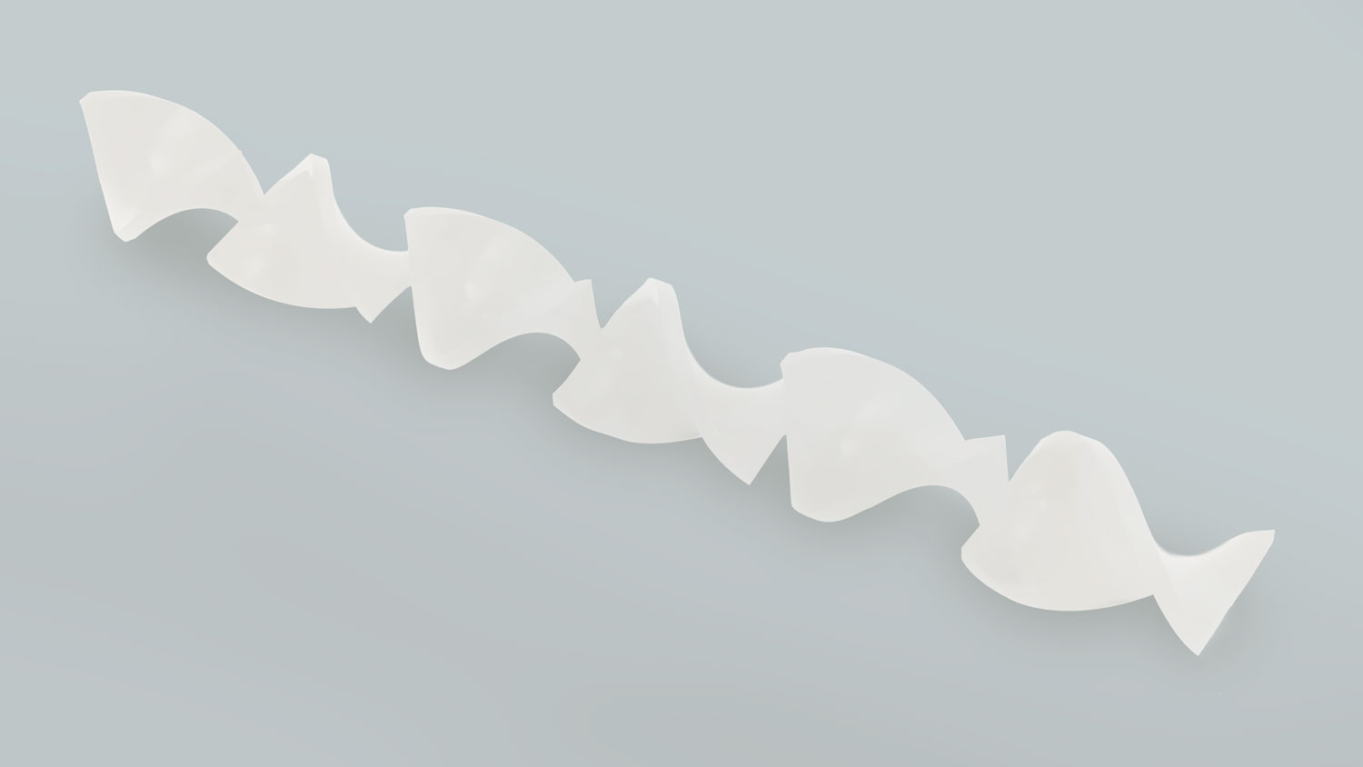 Kynar® helical mixing elements