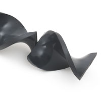 PVC helical mixing elements