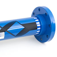 PVC flow straightening vane