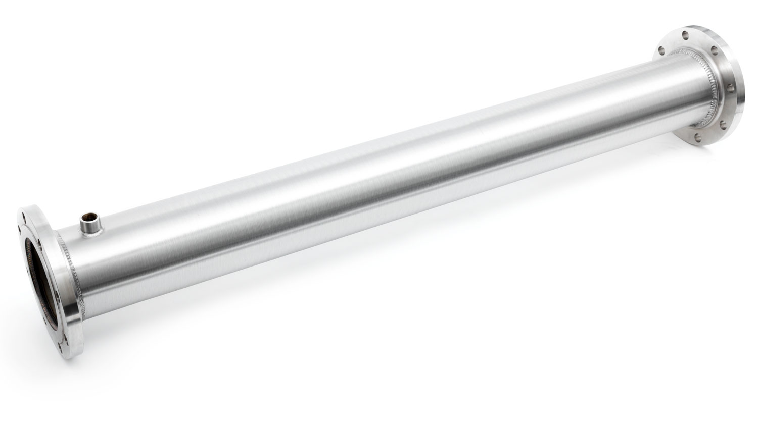 Stainless steel static mixer with FNPT injection port