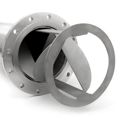 Non-Clog Sludge Static Mixer End Detail
