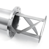 Stainless steel non-clog (sludge) mixing elements