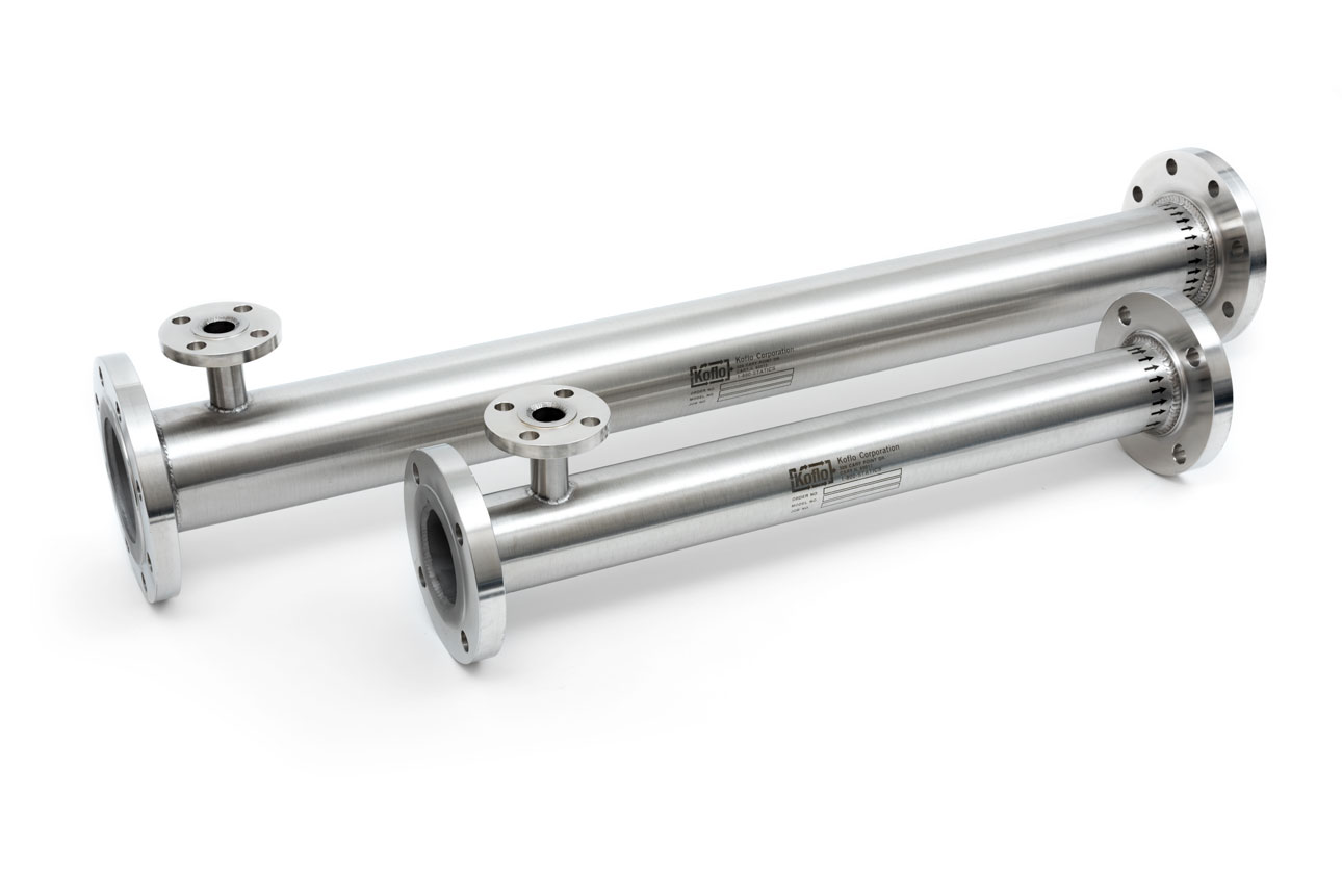 Flanged Stainless Steel Static Mixers with Flanged Injection Ports