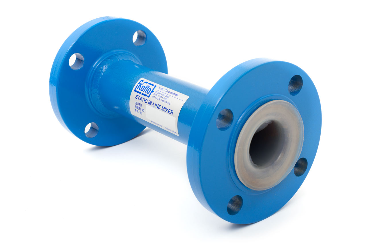 PFA-Lined Flanged Static Mixer
