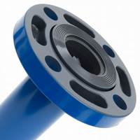 PVC raised face van stone style flanged end