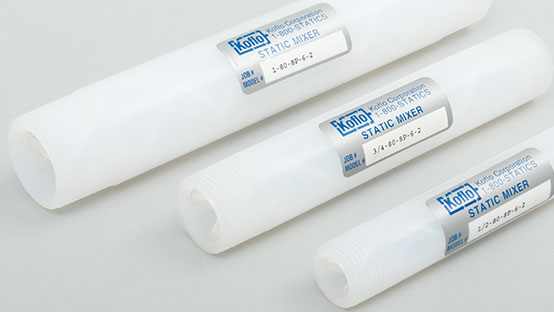 Stock PFA static mixers