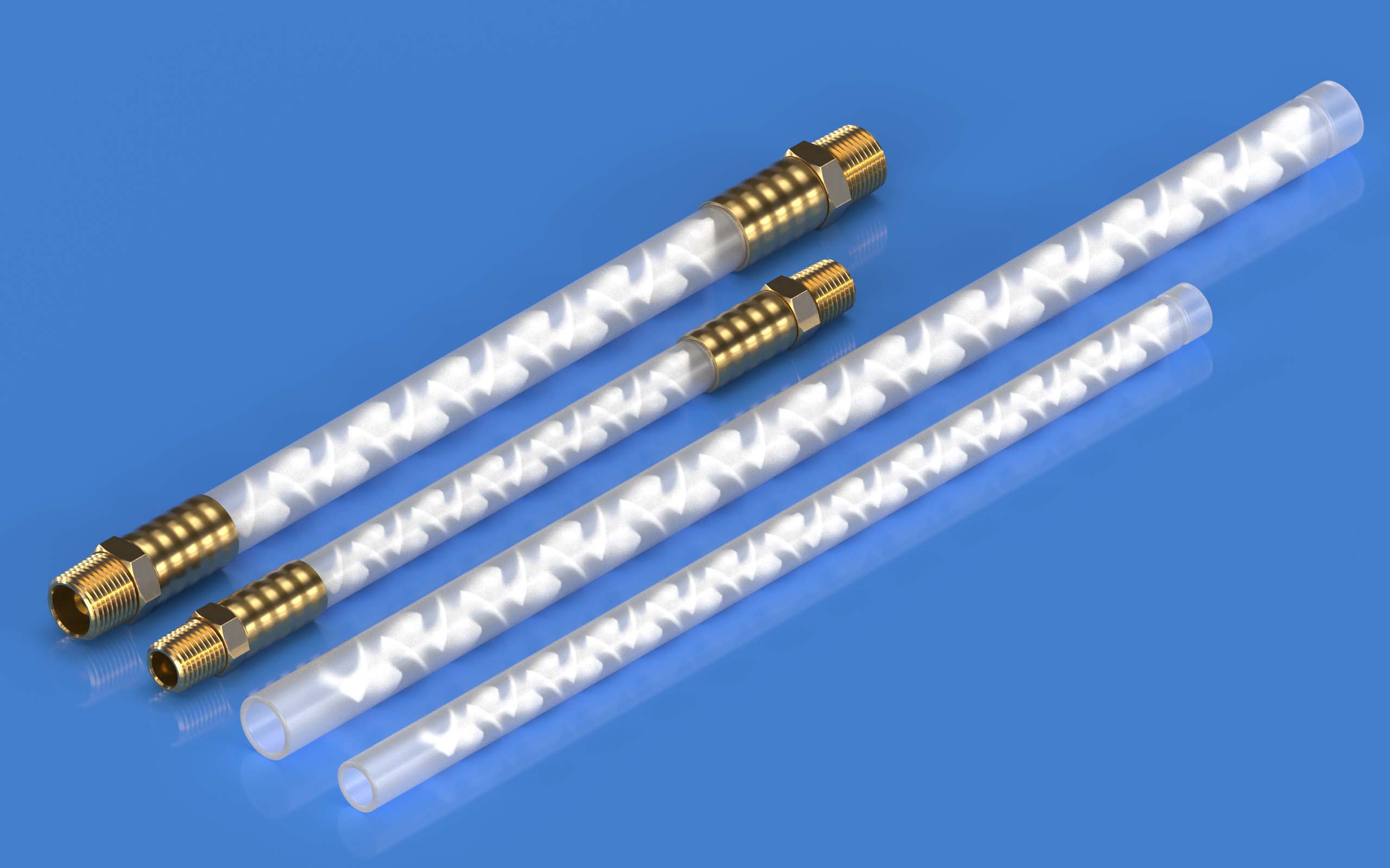 PPT Series Disposable Static Mixers - Plain Ends and Brass Threaded Ends